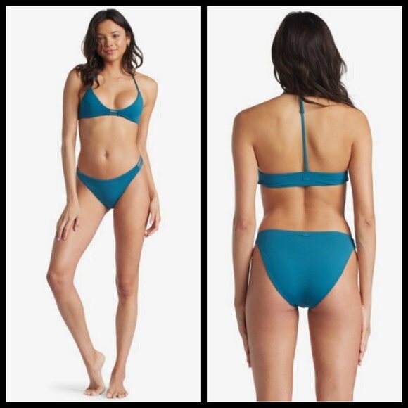 💕ROXY💕 Beach Classics Bikini Set ~ Ink Blue - Picture 1 of 16
